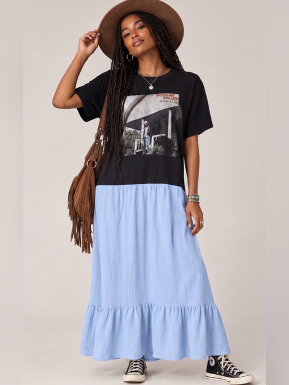 Morgan Wallen Graphic Maxi T-Shirt Dress